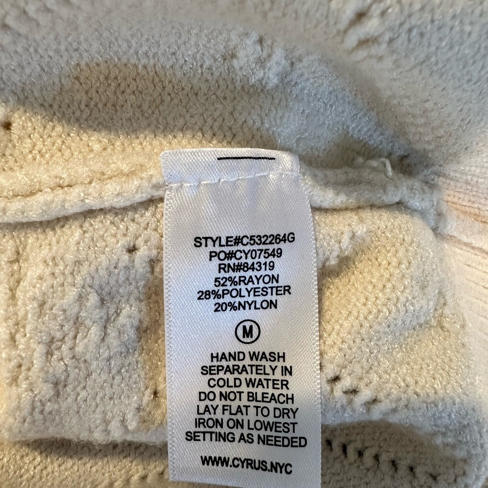 Cyrus Cream Button-Up Cardigan - Picture 6 of 6